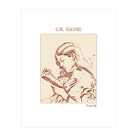 Girl Reading – Franz Eybl (Print Only)