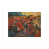 The red Vineyard at Arles,1888. Canvas,73 x 91 cm. (Print Only) thumbnail