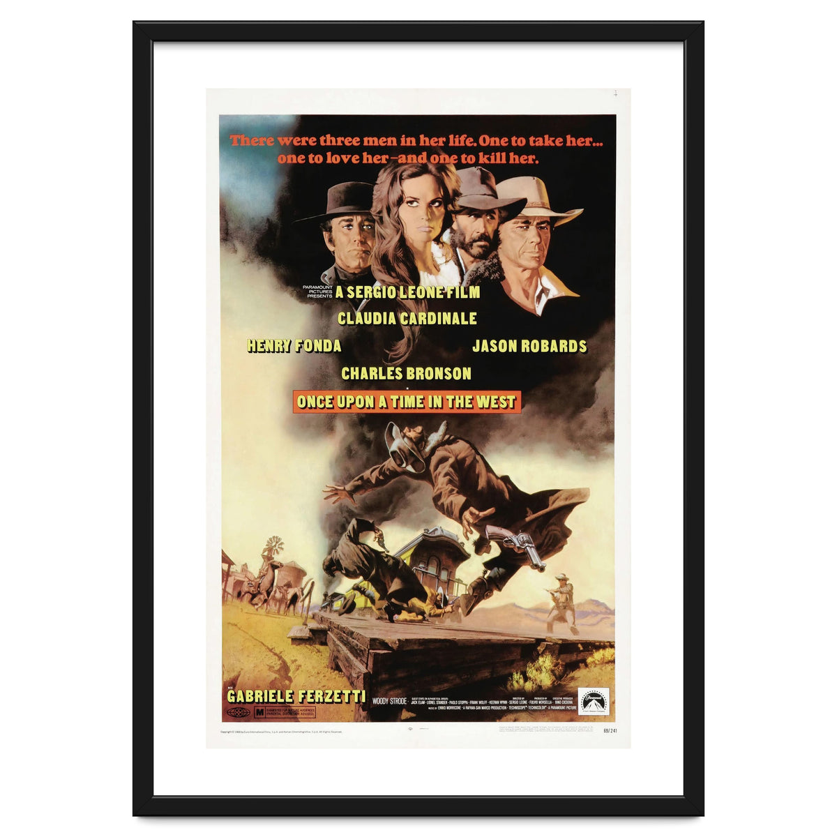 ONCE UPON A TIME IN THE WEST (1968), directed by SERGIO LEONE.