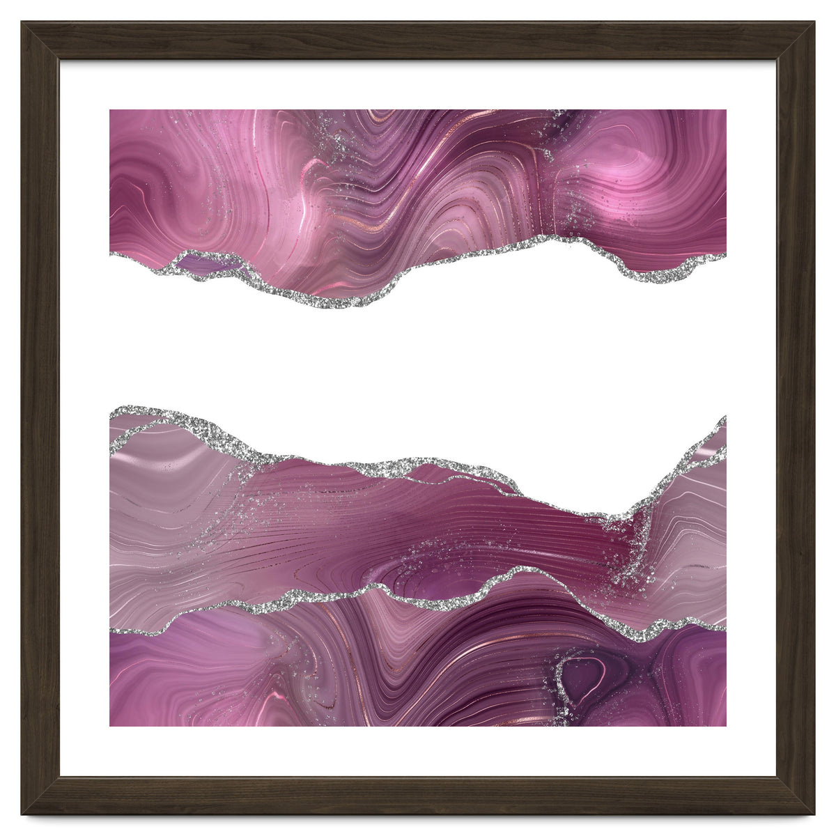 Mauve & Silver Agate Texture 08