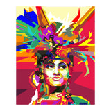 Beauty Traditional Ethnic Woman Pop Art (Print Only) thumbnail