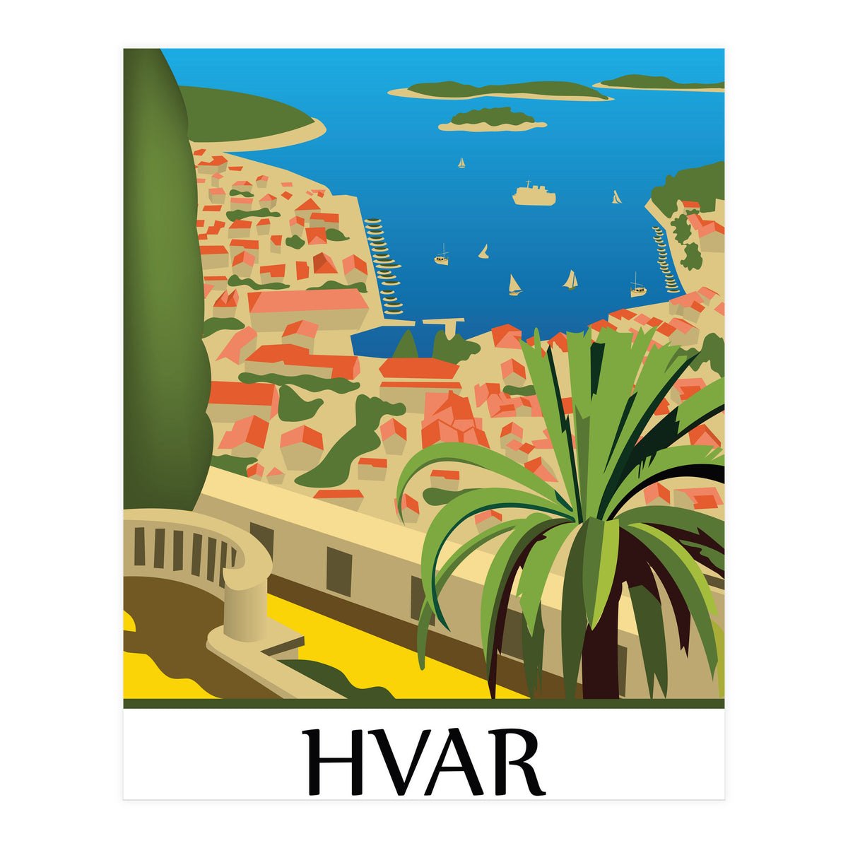 Hvar, Croatia (Print Only)