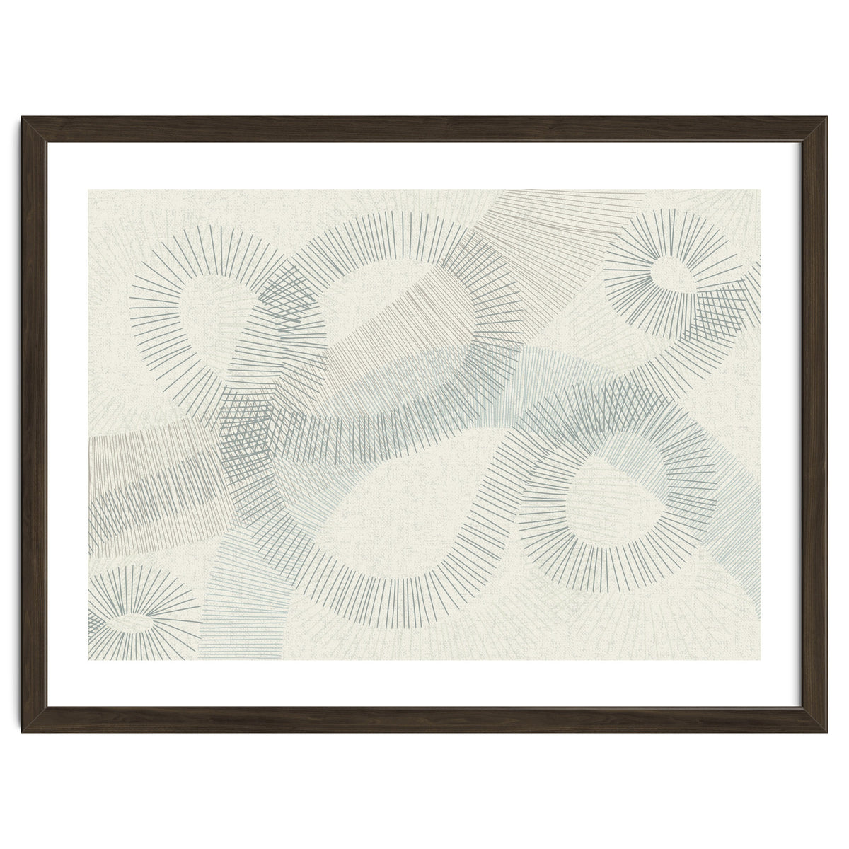 calming essentials Curved Lines blue