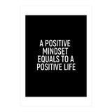 A positive mindset equals to a positive life (Print Only) thumbnail