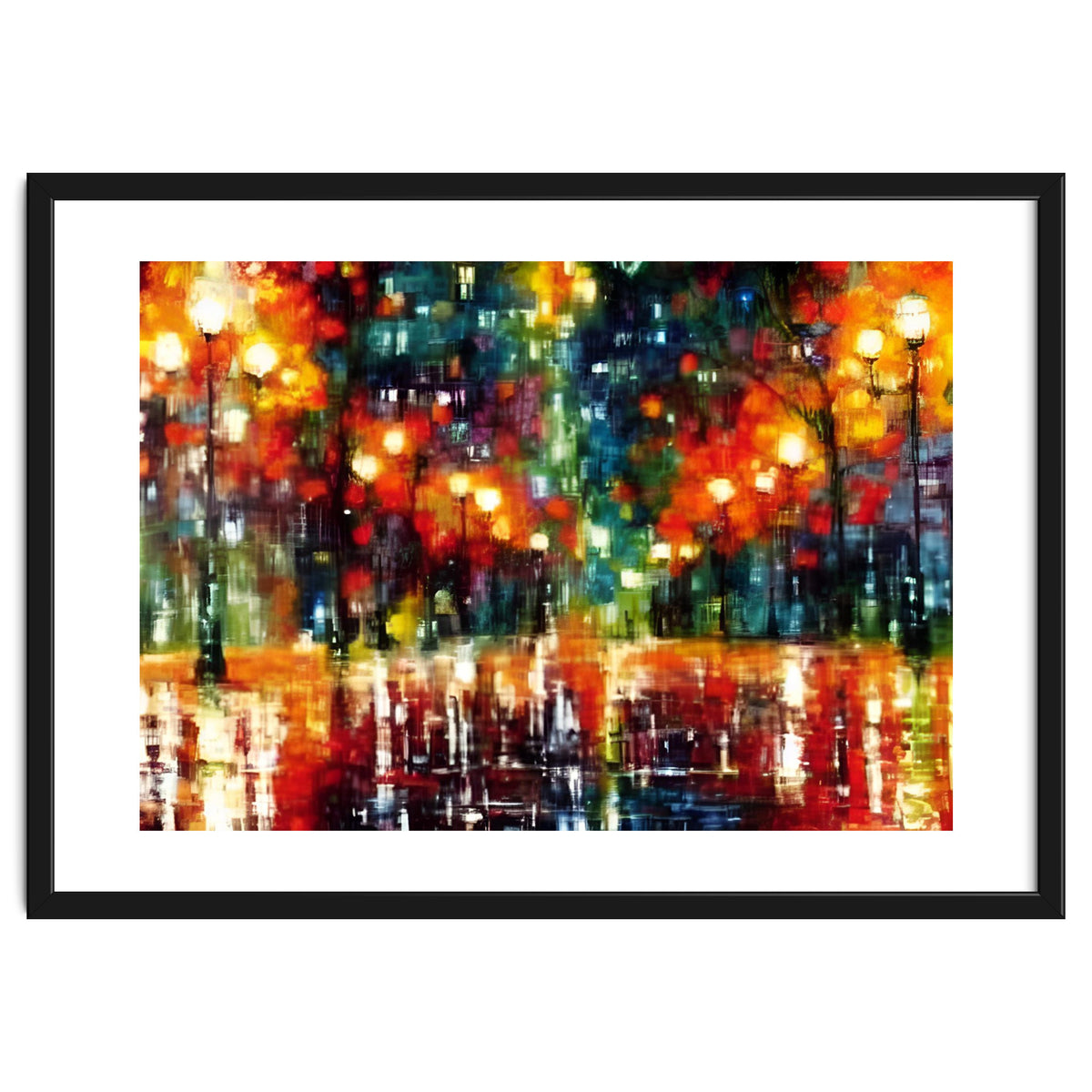 Abstract Contemporary Rainy