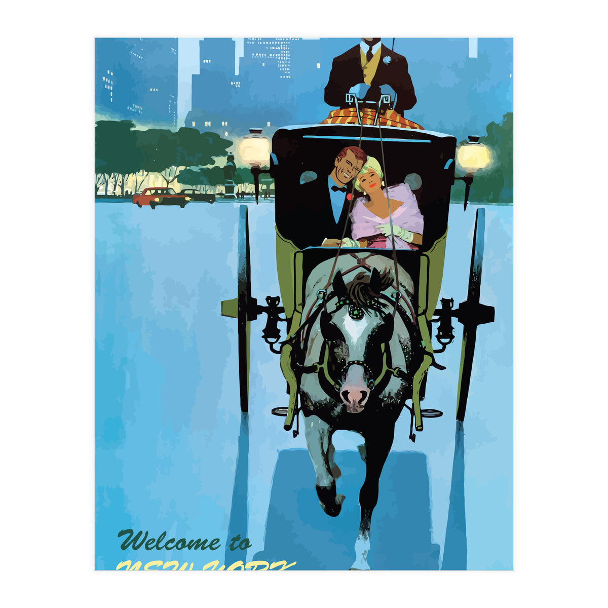 New York Romantic Ride (Print Only)