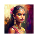 Golden Garland Sinhalese Portrait (Print Only) thumbnail