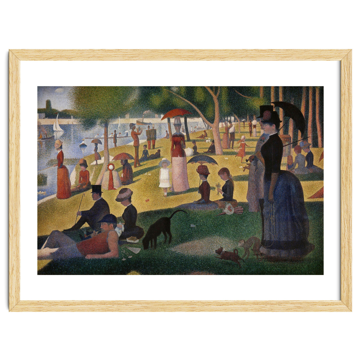 Georges Seurat / 'A Sunday Afternoon on the Island of La Grande Jatte', 1884-1886.