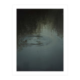 Moody Rain Puddle Ripples Oil Painting (Print Only) thumbnail