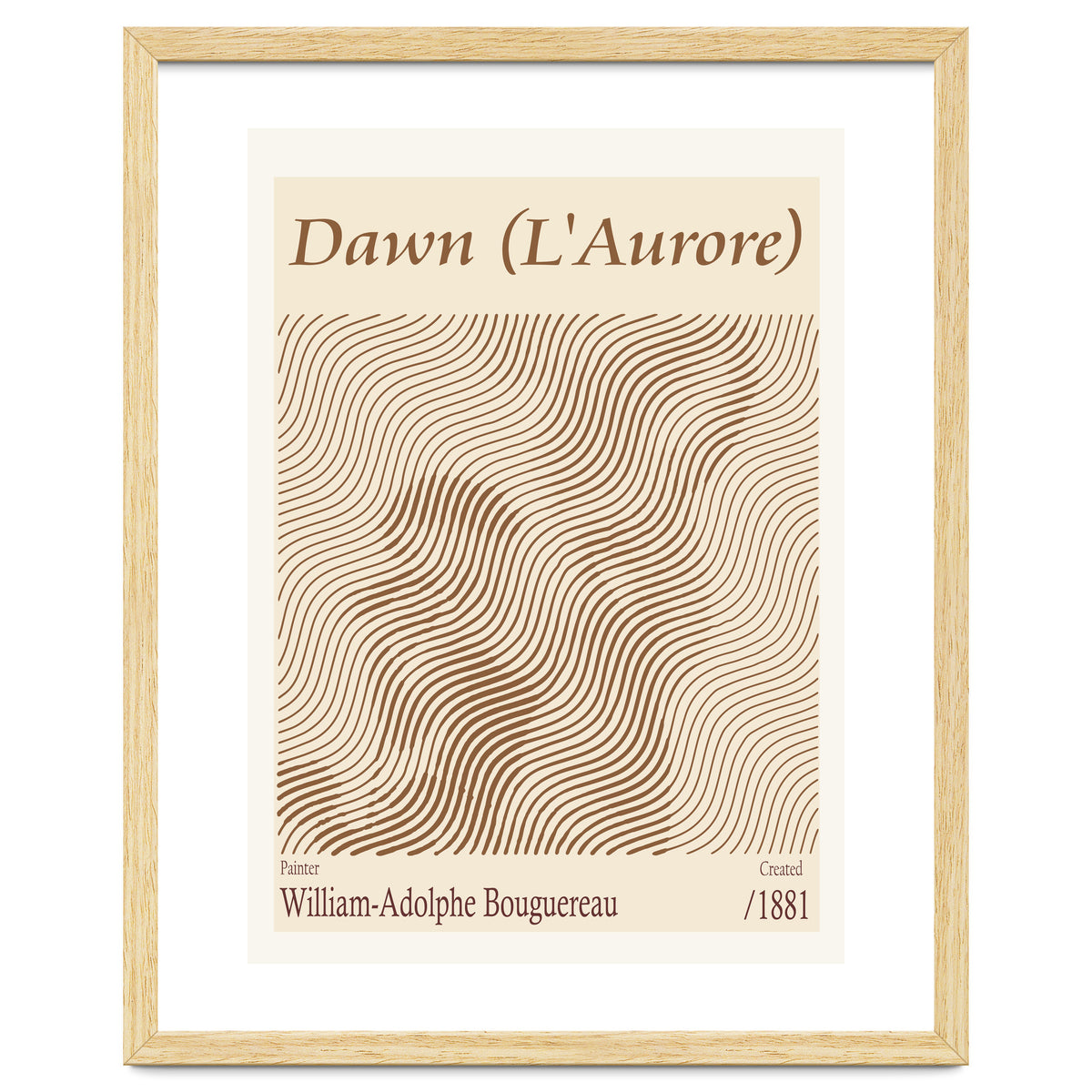 Dawn (l'aurore) – William Adolphe Bouguereau 1881