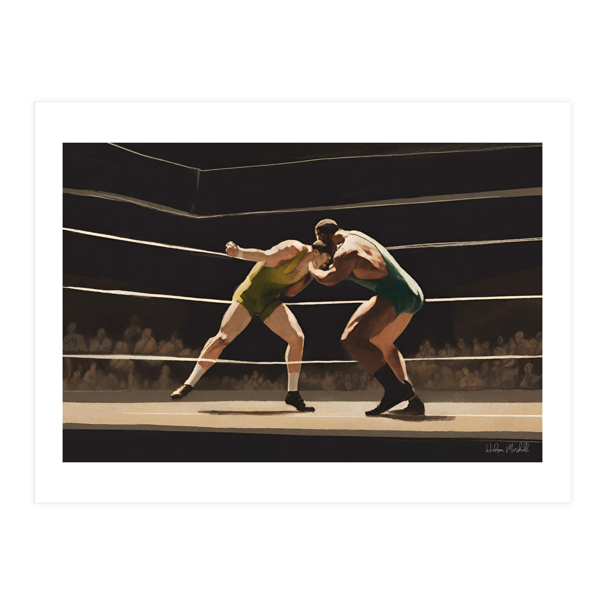 Wrestlers #5 (Print Only)