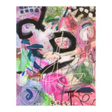 Crazy Town Multimedia Abstract Art Print Large Wall Art Poster Viddy Pop Mood Room (Print Only) thumbnail