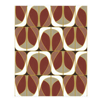 Umber Deco Mixed Tiles (Print Only)