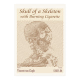 Skull of a Skeleton with Burning Cigarette - Vincent van Gogh (1885–86) (Print Only) thumbnail