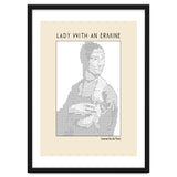 Lady With An Ermine – Leonardo Da Vinci Ascii Art thumbnail