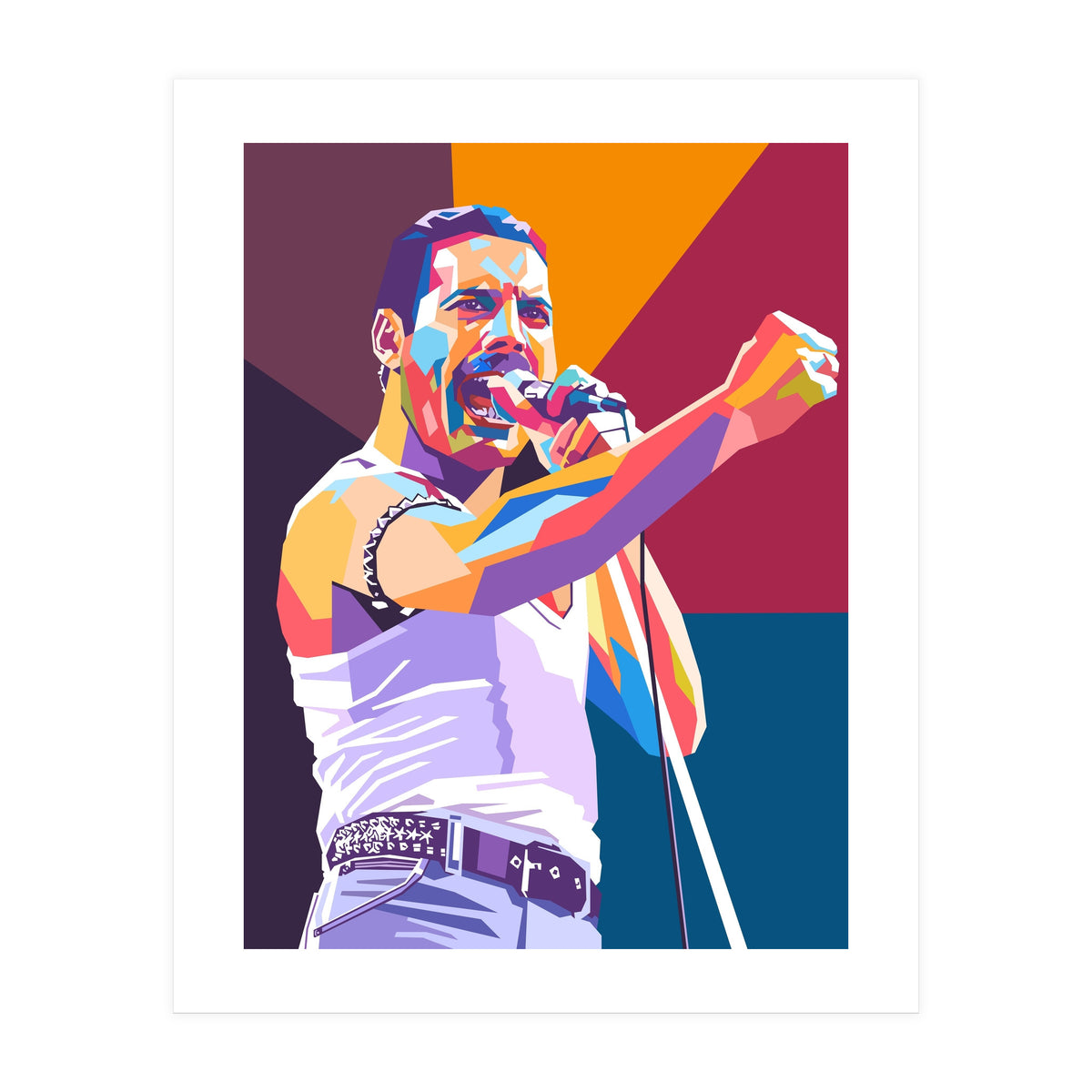 Freddie Mercury art (Print Only)
