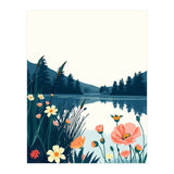 Nature Lake Calm Botanical (Print Only) thumbnail