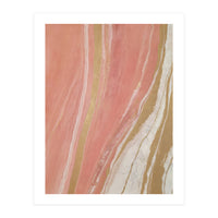 Blush Marble With Gold (Print Only)