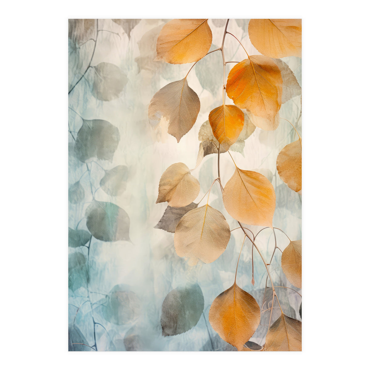 Winter leaves 4 (Print Only)