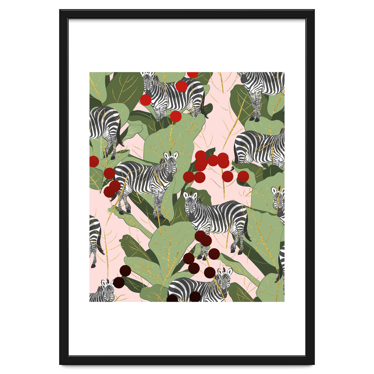 Zebra Harem #society6 #decor #buyart