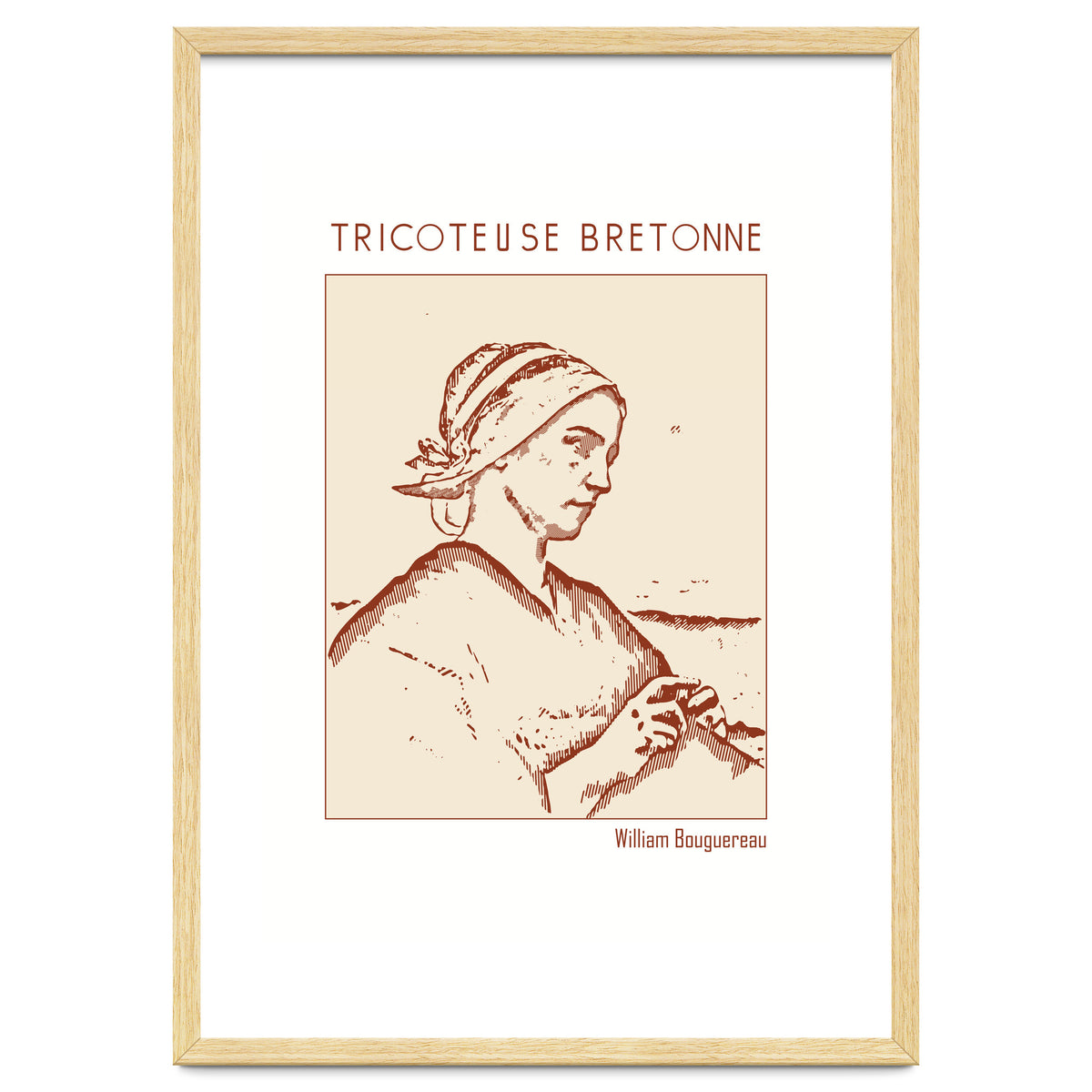Tricoteuse Bretonne – William Bouguereau
