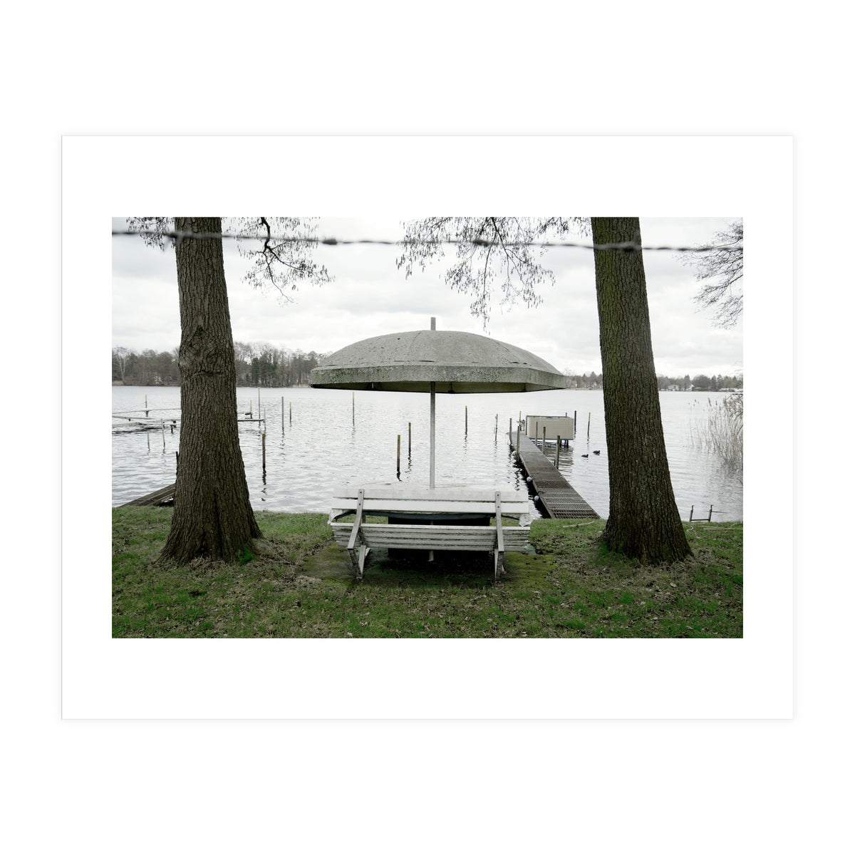 Lakeside rest place - out of season (Print Only)