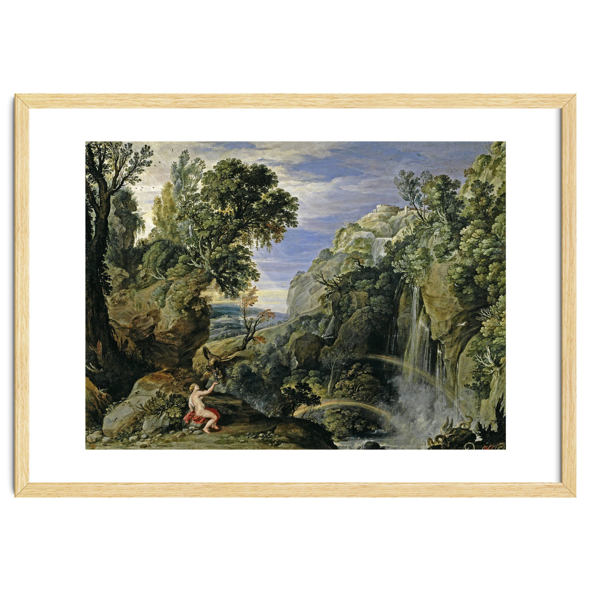 Pedro Pablo Rubens; Paul Bril / 'Landscape with Psyche and Jupiter', 1610; ca. 1630, Flemish Scho...