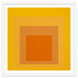 JOSEF ALBERS - HOMAGE TO THE SQUARE YELLOW ORANGE 2. HIGH RESOLUTION thumbnail