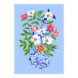 The Floopy Planter, Abstract Flower Pot Illustration, Pop Bohemian Eclectic Botanical, Flower Colorful Blossom (Print Only) thumbnail