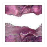 Mauve & Silver Agate Texture 08  (Print Only) thumbnail