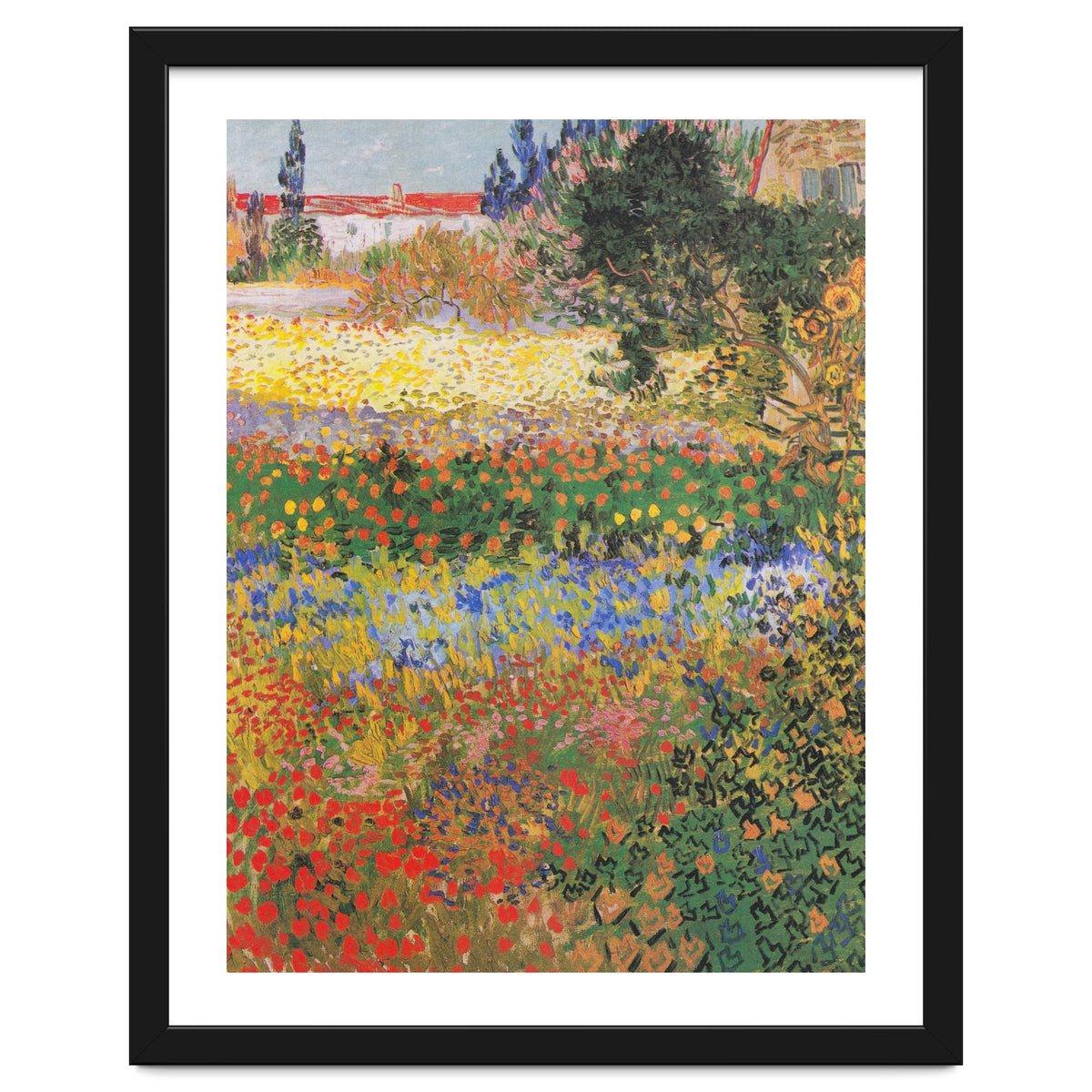 Vincent van Gogh – Flowering Garden – Classic Floral Masterpiece