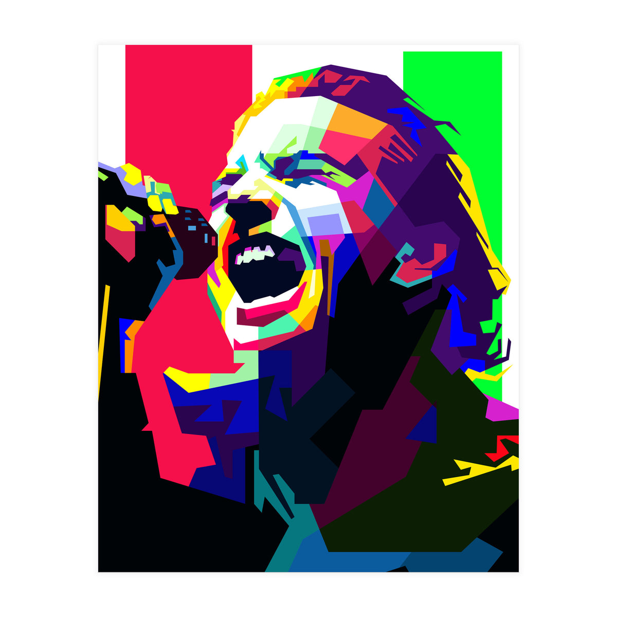 Eddie Vedder Singer Guitarist WPAP Trending Now (Print Only)