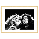 Robert Plant & Jimmy Page Black Illustration thumbnail