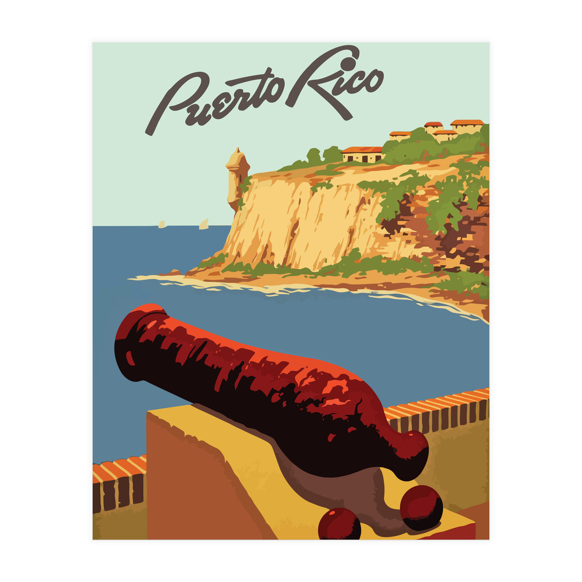 Puerto Rico, Cannon (Print Only)