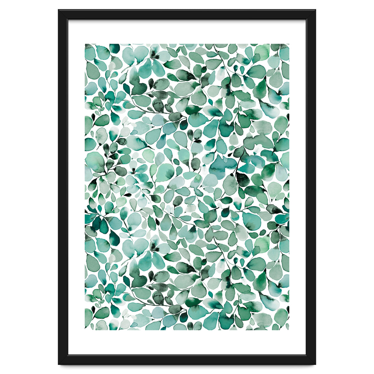 Leaffy Eucalyptus Botanical Leaves Green