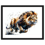 Dynamic Lion In Motion thumbnail
