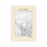The Scream – Edvard Munch (ascii art)  (Print Only) thumbnail