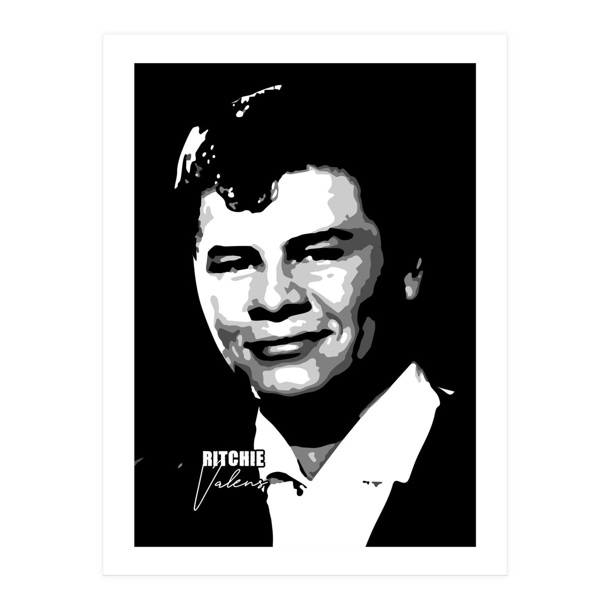 Ritchie Valens American Rock Musician Legend (Print Only)