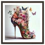 Floral Stiletto With Butterflies thumbnail