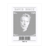 Receipt Art David Bowie Quotes  (Print Only) thumbnail