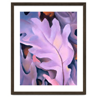 Georgia O’Keeffe – Purple Leaves (1922) | Elegant Botanical Modernist Composition in Rich Violet Tones