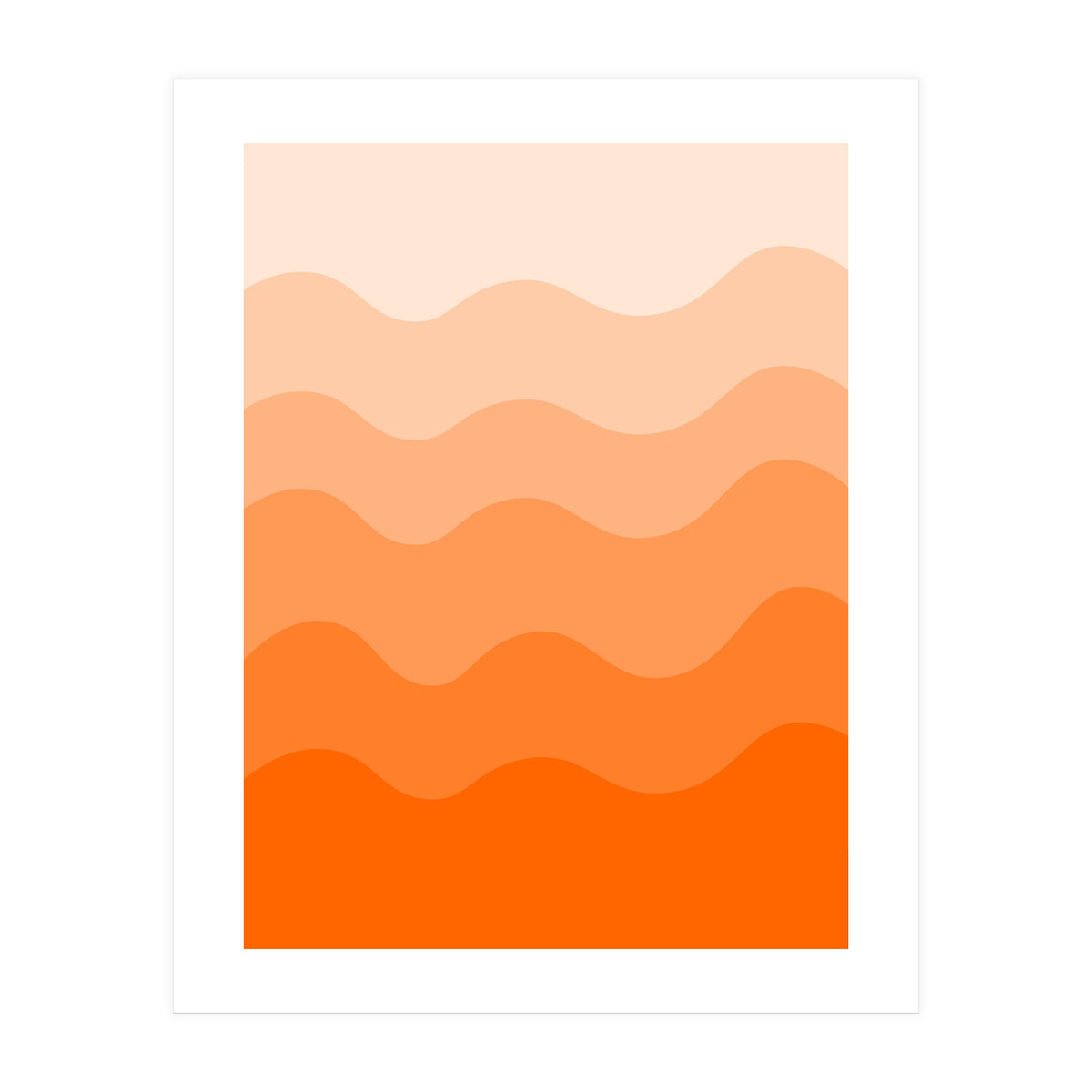 Orange gradient design (Print Only)