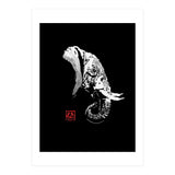 Elephant In Black (Print Only) thumbnail