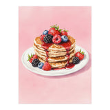Berry Pancakes – Watercolor Breakfast Food (Print Only) thumbnail