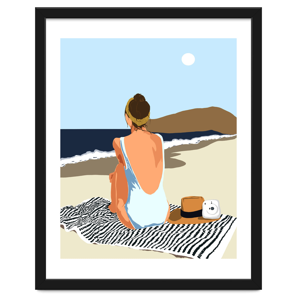 No Posting, No Liking, Just Living, Solitude Solo Woman Travel, Boss Lady Beach Ocean Sea, Summer Tan Bohemian