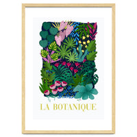 La Botanique, Botanical Garden, Colorful Jungle Print, Boho FLower Market