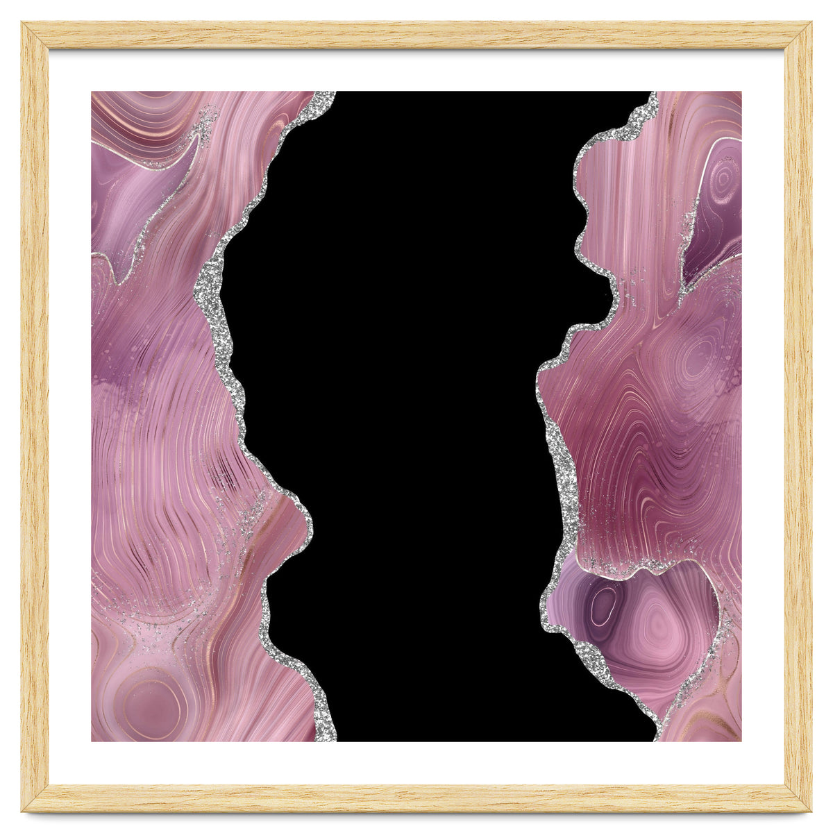 Mauve & Silver Agate Texture 02