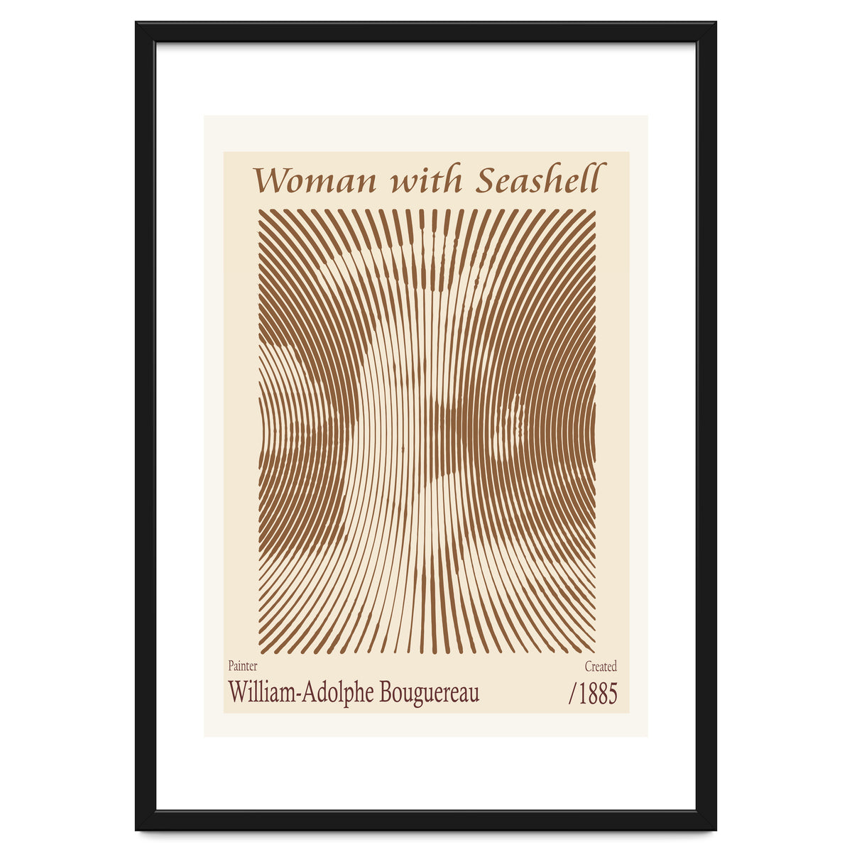 Woman With Seashell – William Adolphe Bouguereau (1885)