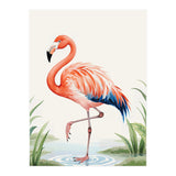 Flamingo Watercolor Illustration (Print Only) thumbnail