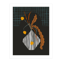 Midcentury ikebana dark (Print Only)